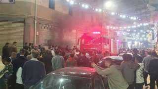 السيطرة على حريق داخل جراج...